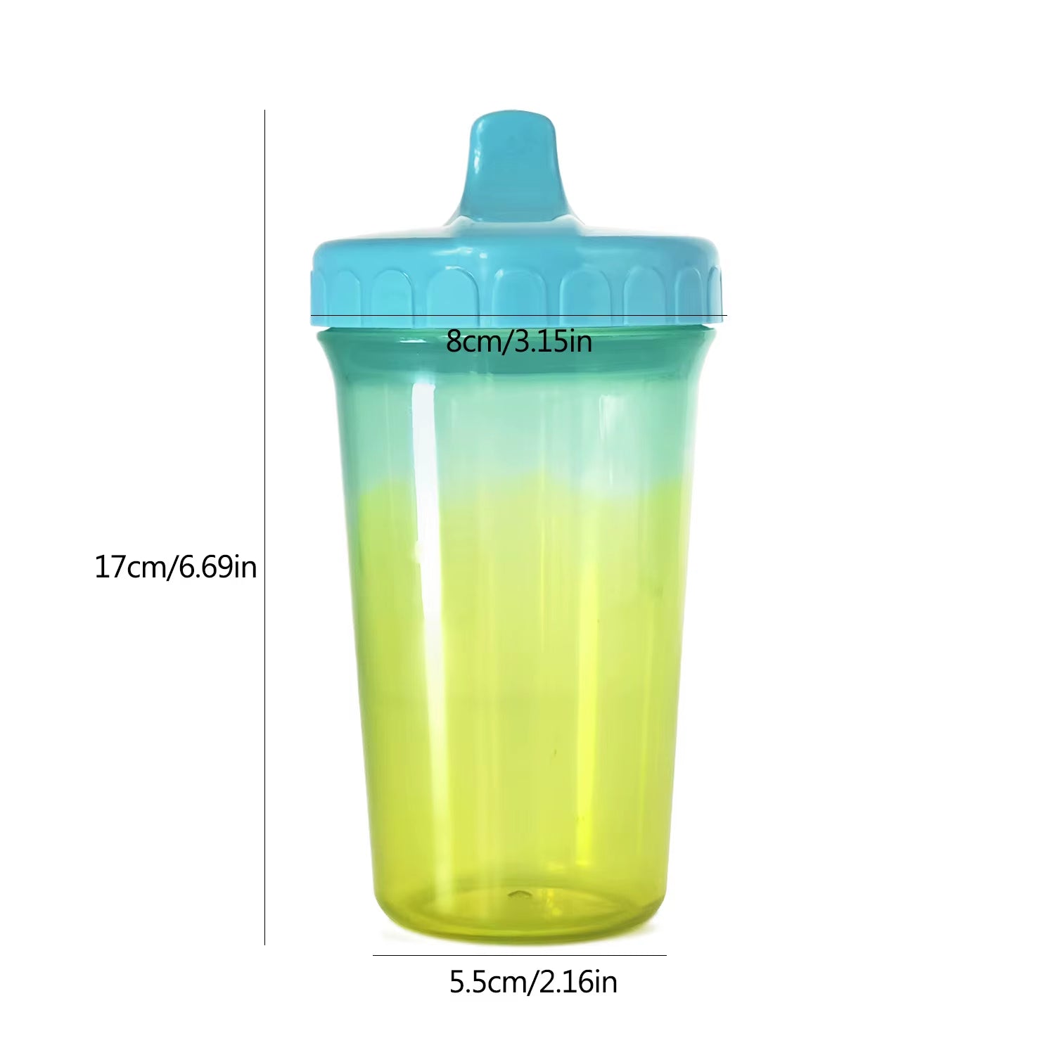 300Ml Creative Gradient Kids Baby Duckbill Cup, Reusable Leakproof Water Cup, Portable Baby Training Water Cup, Christmas Gift