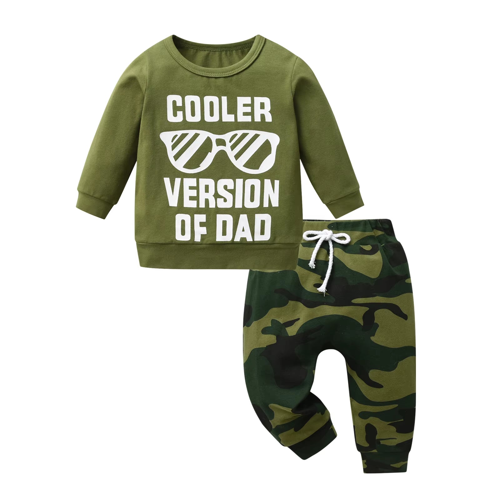 Infant Baby Boys Girls Clothes Newborn Autumn Long Sleeve Letter Cotton Tops Casual Pants Toddler Clothing Outfit Set Fall 0-24M