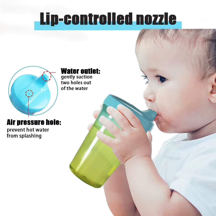 300Ml Creative Gradient Kids Baby Duckbill Cup, Reusable Leakproof Water Cup, Portable Baby Training Water Cup, Christmas Gift